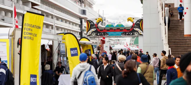 Crowds enjoying Port Day