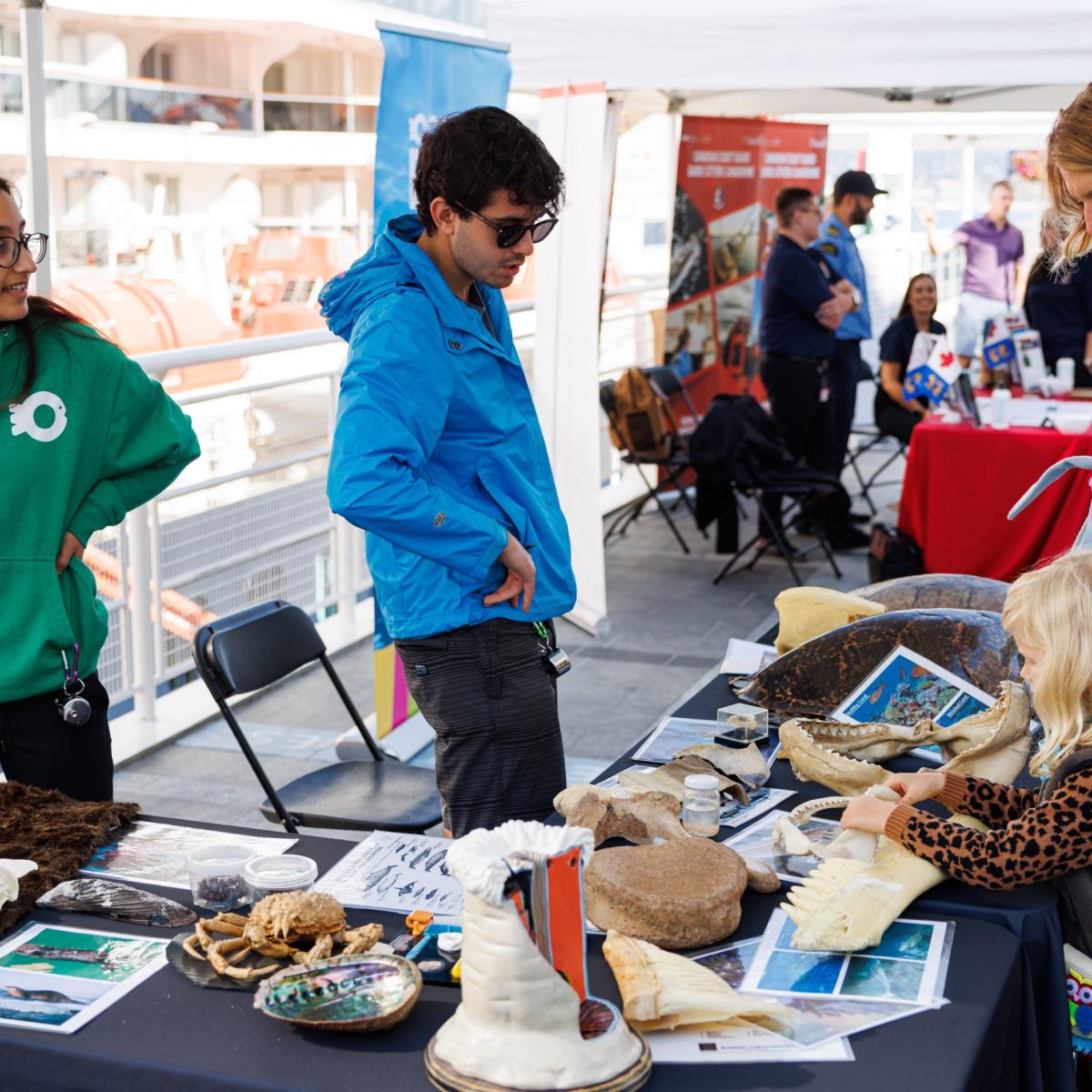 Vendors at Port Day